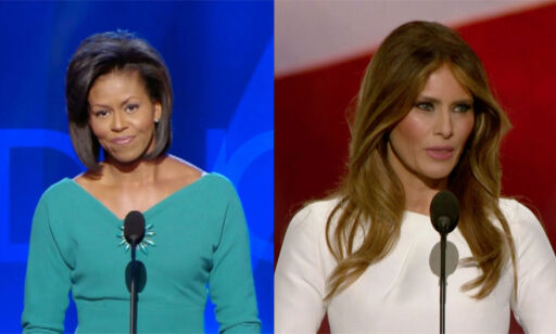 Melania Trump sa hun skrev talen selv. Nå henges hun ut for å ha plagiert Michelle Obama