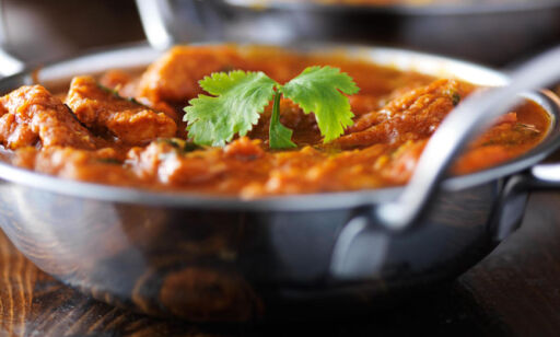 Middag fra glass: Gi butter chicken en liten tvist