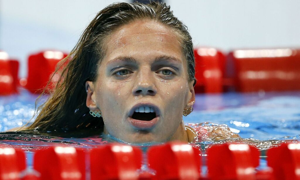 Hun har fått hallen til å bue og rivalene til å rase. Nå kommer hun med stikk til Michael Phelps