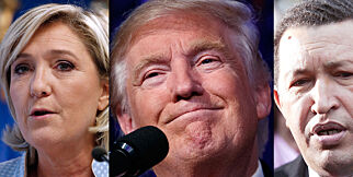 Plasserer Trump sammen med Marine Le Pen og Hugo Chávez