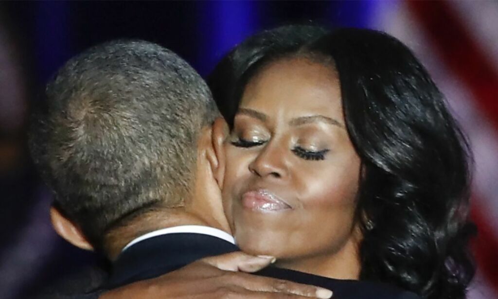 Obama hyllet førstedamen i talen sin. Nå tar svaret hennes av på nett