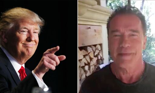 Trump gjorde narr av Schwarzenegger. Slik svarte han