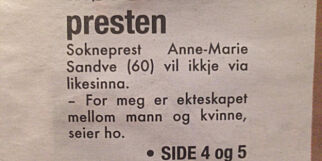 Da hun oppdaget feilen var det allerede for sent