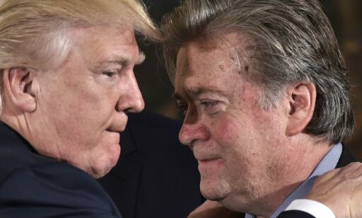 Trump sjefsstrateg Steve Bannon er ferdig