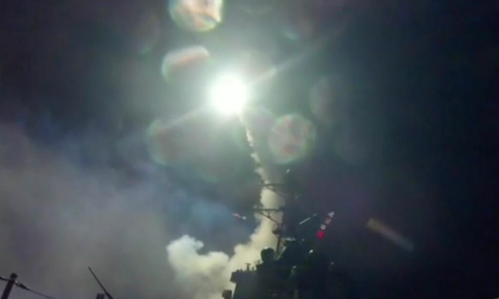 Her blir rakettene skutt mot Syria