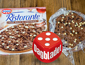 Smakstest av Dr.Oetkers sjokoladepizza