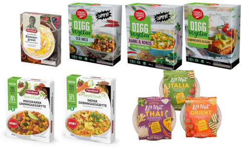 Vegetarnytt i butikk, våren 2017