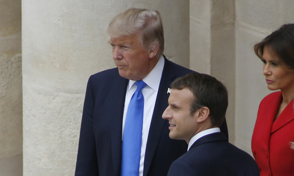 Trump til Brigitte Macron: – Du er i så god form. Vakker