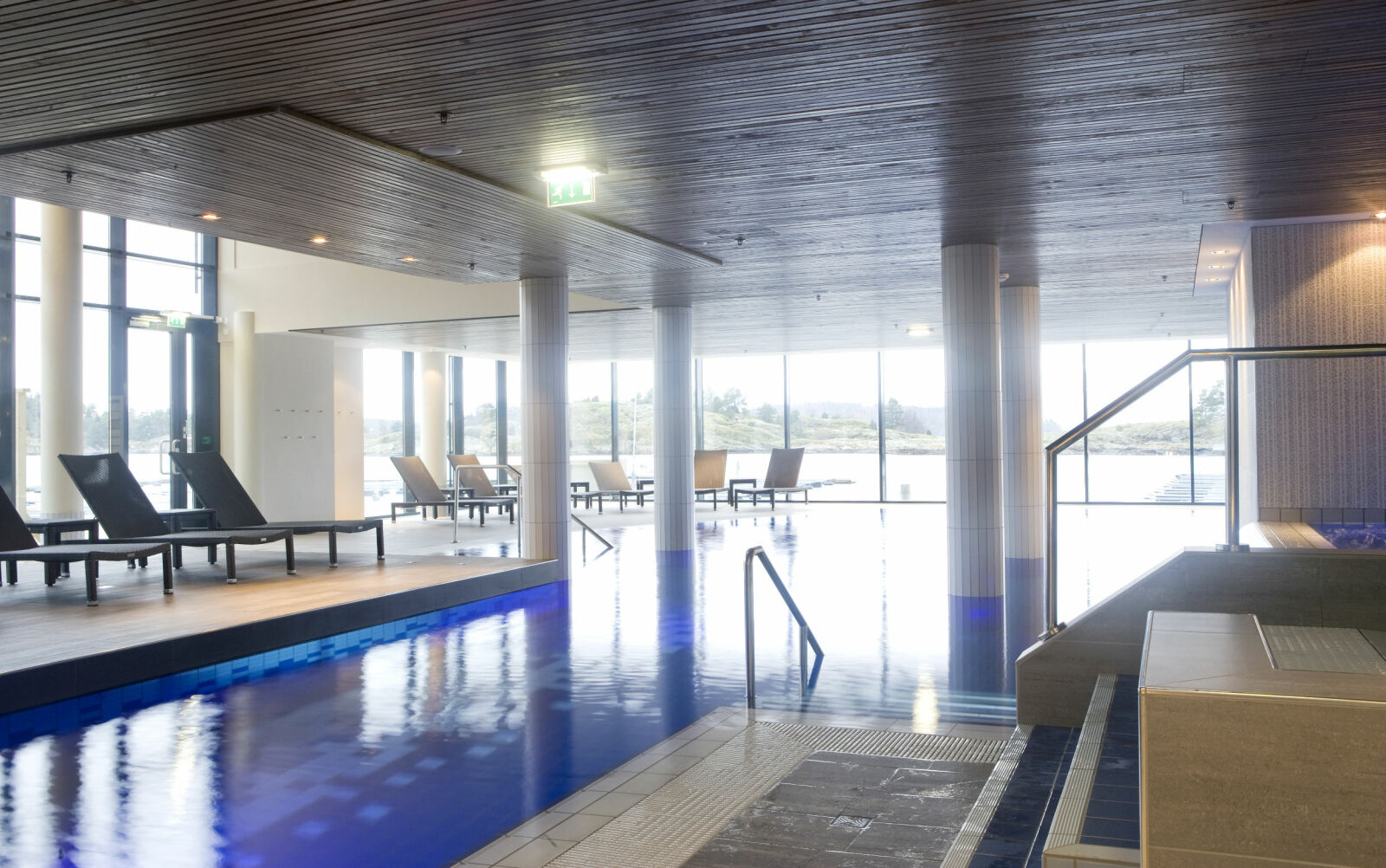 DEILIG: Son Spa byr på en rekke forskjellige bassenger, badstuer og utendørs jacuzzi. Foto: Nordic Choice Hotels DEILIG: Son Spa byr på en rekke forskjellige bassenger, badstuer og utendørs jacuzzi. Foto: Nordic Choice Hotels