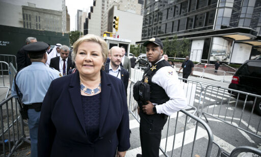 Erna Solberg om Trumps tale: - Jeg reagerer på et budskap som bidrar til å akselerere situasjonen