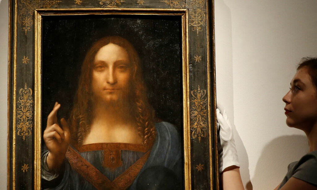 Bildet ble solgt til en rekordhøy pris. Nå raser debatten om Leonardo da Vinci virkelig malte det