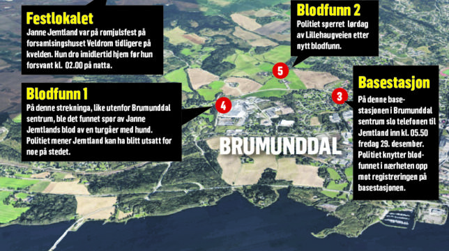 Politiet har gjort nytt blodfunn
