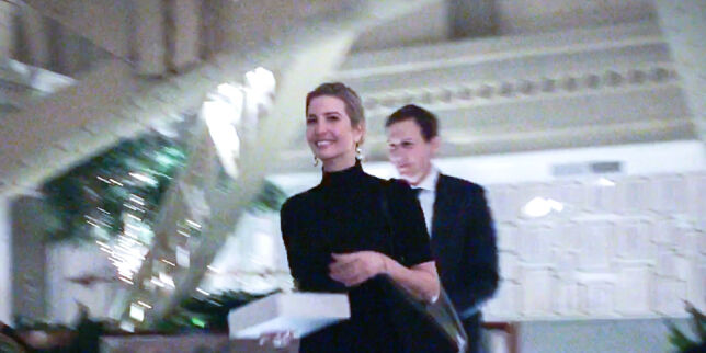 Ivanka og Jared feiret bursdag med Sean Spicer før Ernas besøk