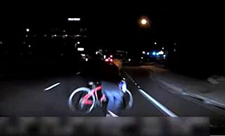 A still frame taken from video released March 21, 2018 shows the exterior view of the self-driving Uber vehicle leading up to the fatal collision in Tempe, Arizona, U.S. on March 18, 2018. Tempe Police Department/Handout via REUTERS ATTENTION EDITORS - THIS IMAGE WAS PROVIDED BY A THIRD PARTY. NO RESALES. NO ARCHIVE.