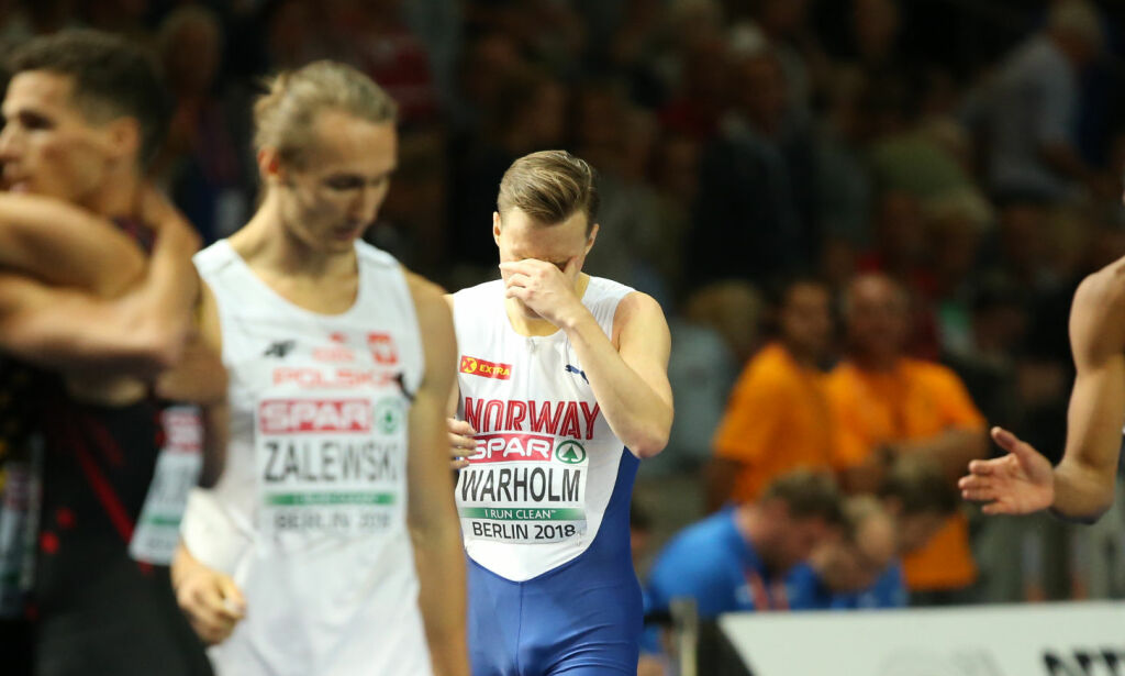 Sekunder før EM-finalen kom den polske stjerna bort til Warholm - og ba om hjelp