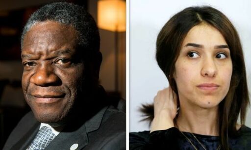 Dr. Denis Mukwege og Nadia Murad tildeles Nobels fredspris