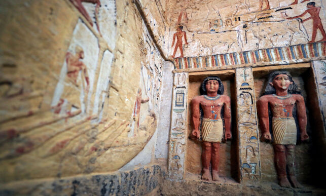 «Enestående» funn i Egypt: - Fargen er nesten intakt etter 4400 år