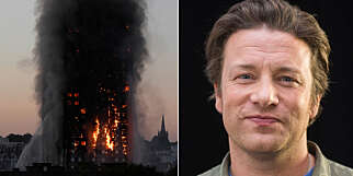 Jamie Oliver tilbyr gratis mat til brannofrene